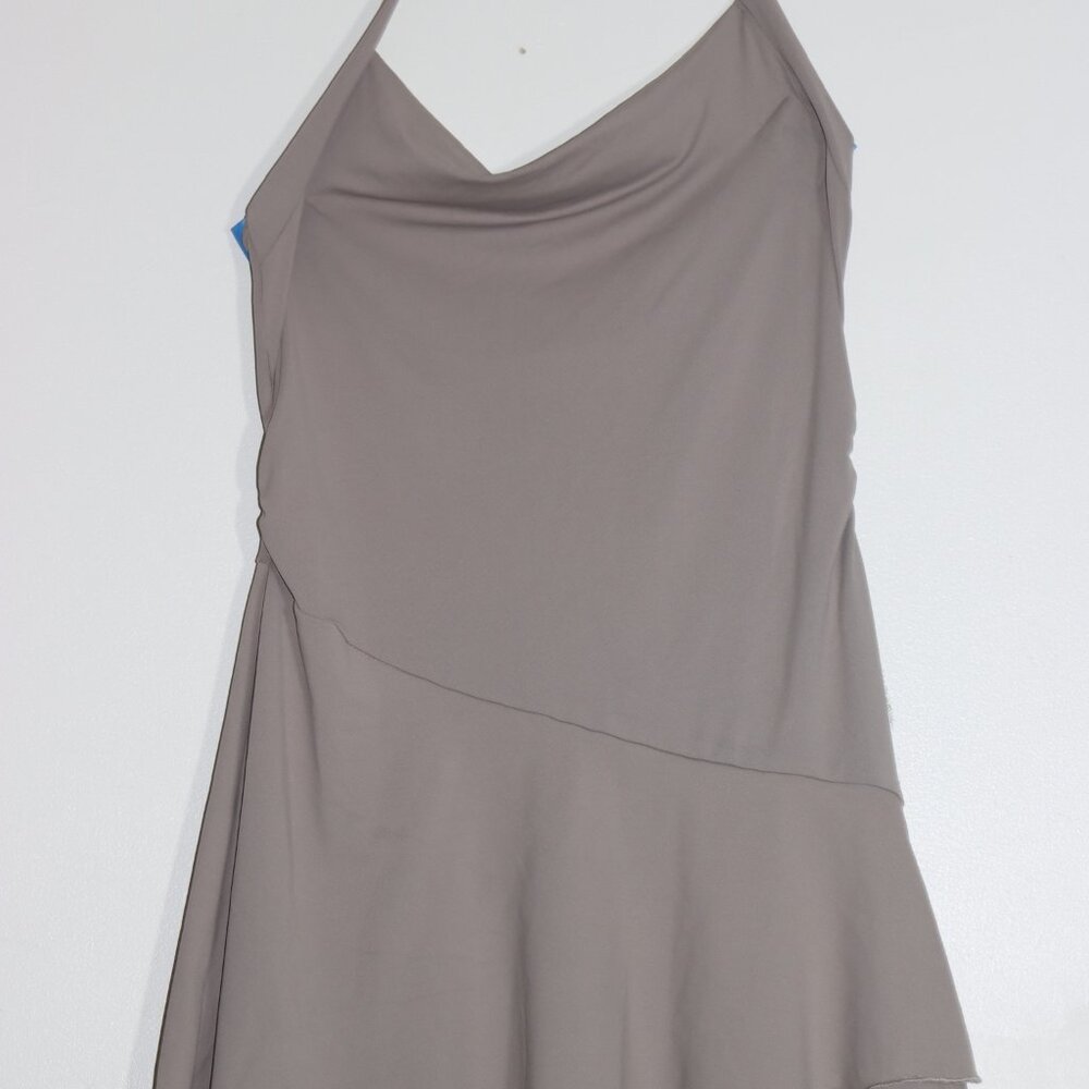Nude brown dress